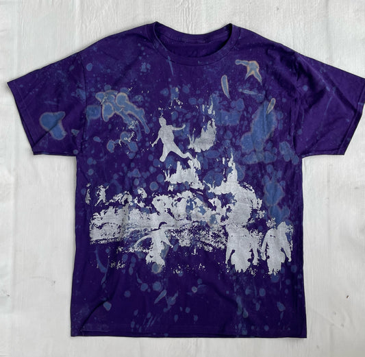 trouble faded sample tee